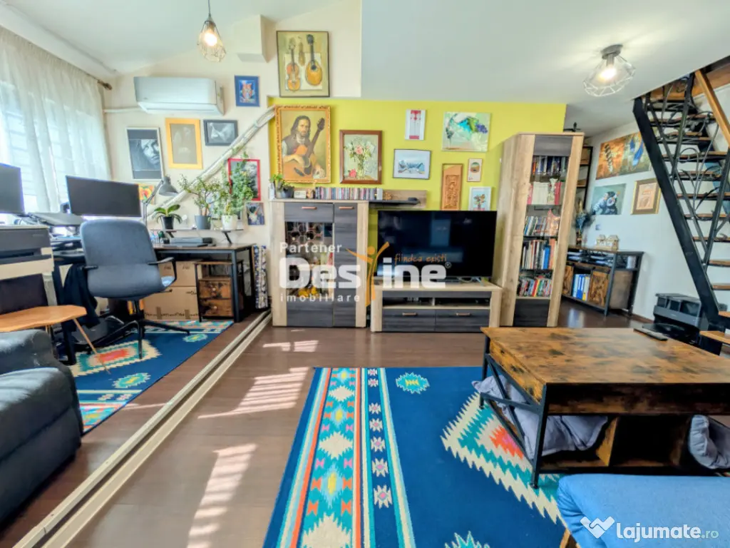 Comision 0% - Apartament 3 camere 2 băi 55 mp mobilat utila 