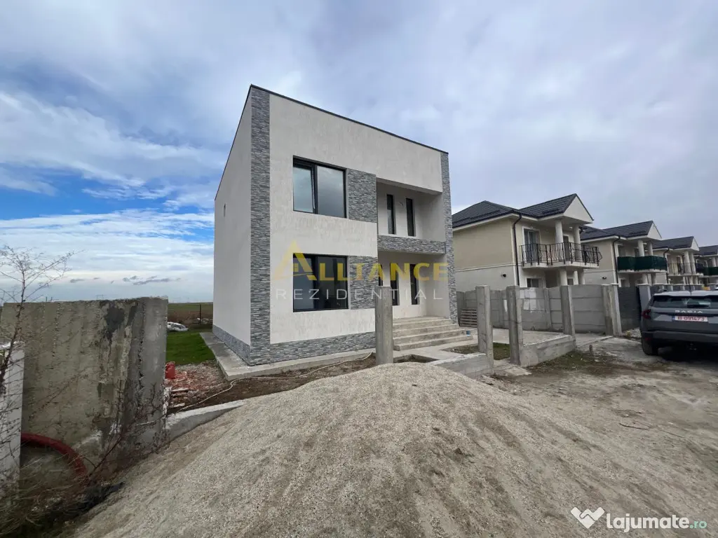Casa individuala - zona noua - 5 camere - 3 bai - 540mp tere 