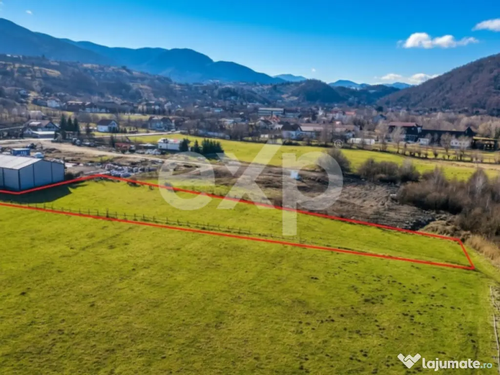 Teren intravilan 4.059 mp – zona Bran | Potențial reziden
