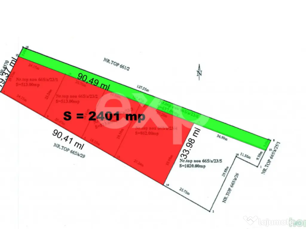 Teren intravilan 2401 mp – zona Bran | Potențial reziden? 