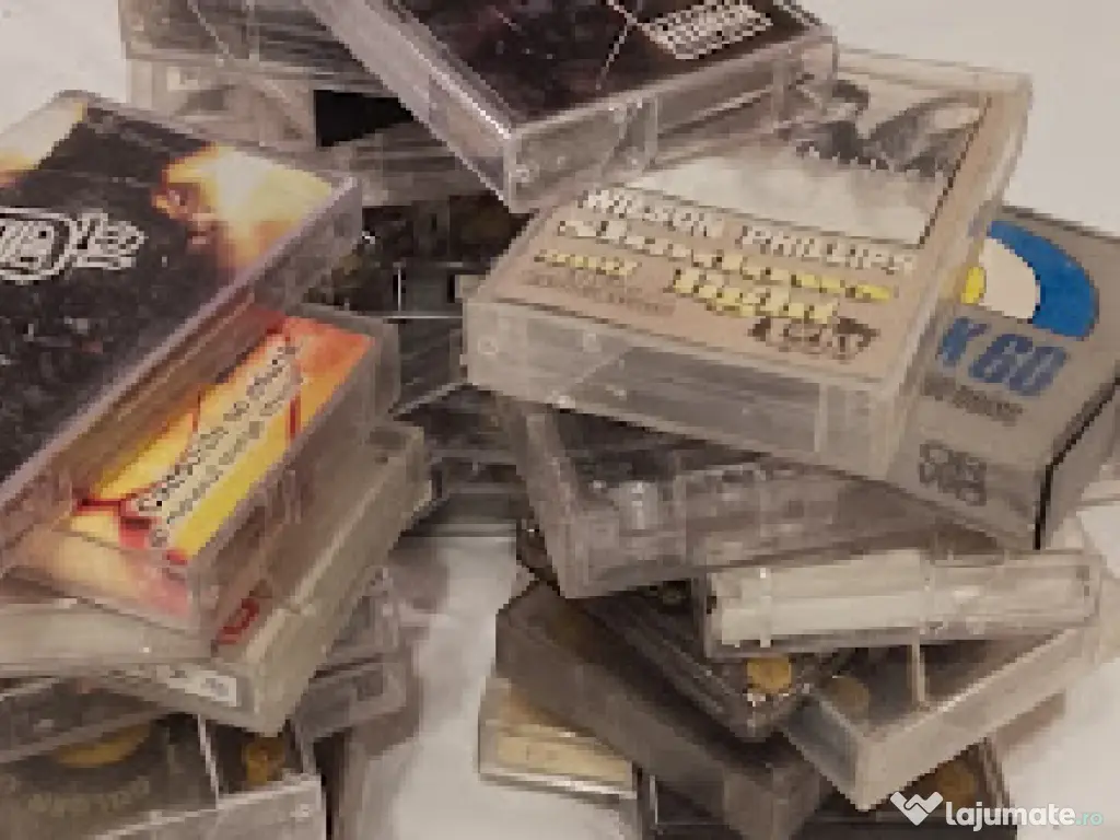 Lot 30 casete audio - Eminem, Electrecord, Golden LN (Low Noise), diverse 