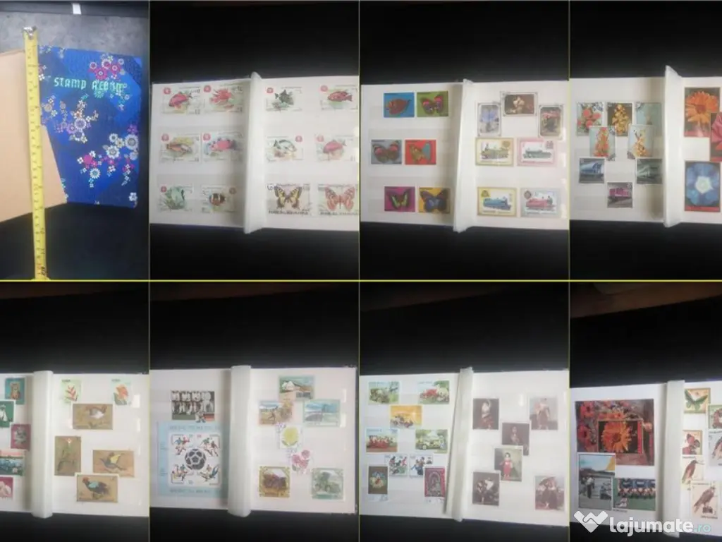 Timbre vechi clasor colectie rara 