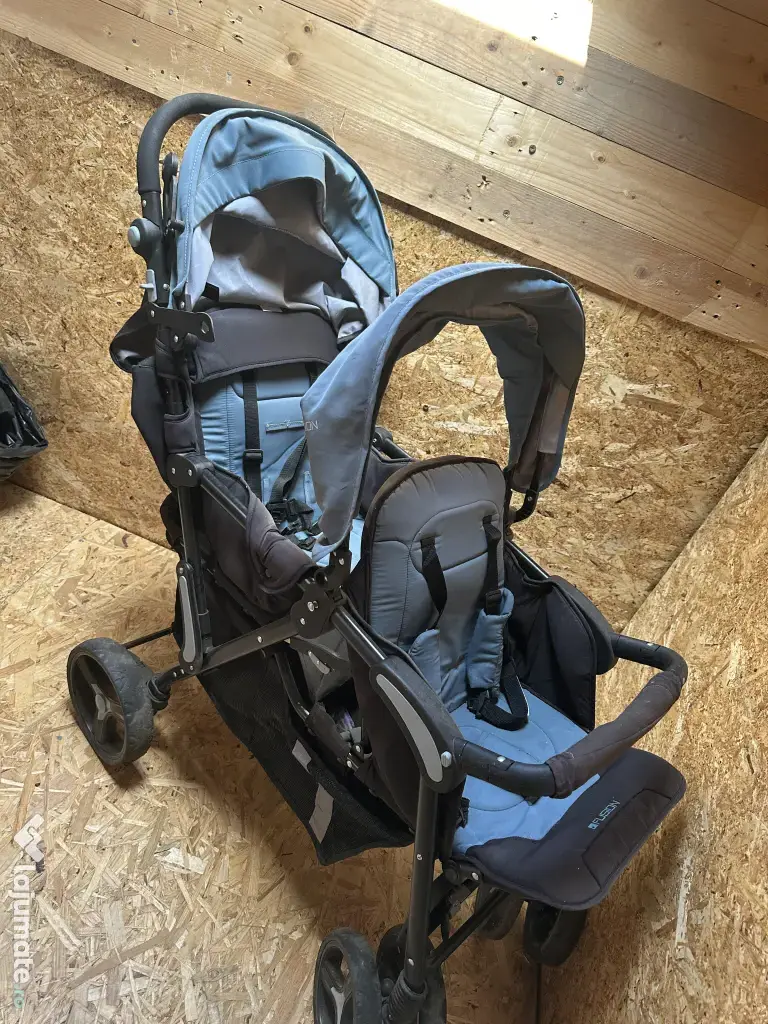 Carut dublu , foarte putin utilizat . Este in stare foarte buna . 