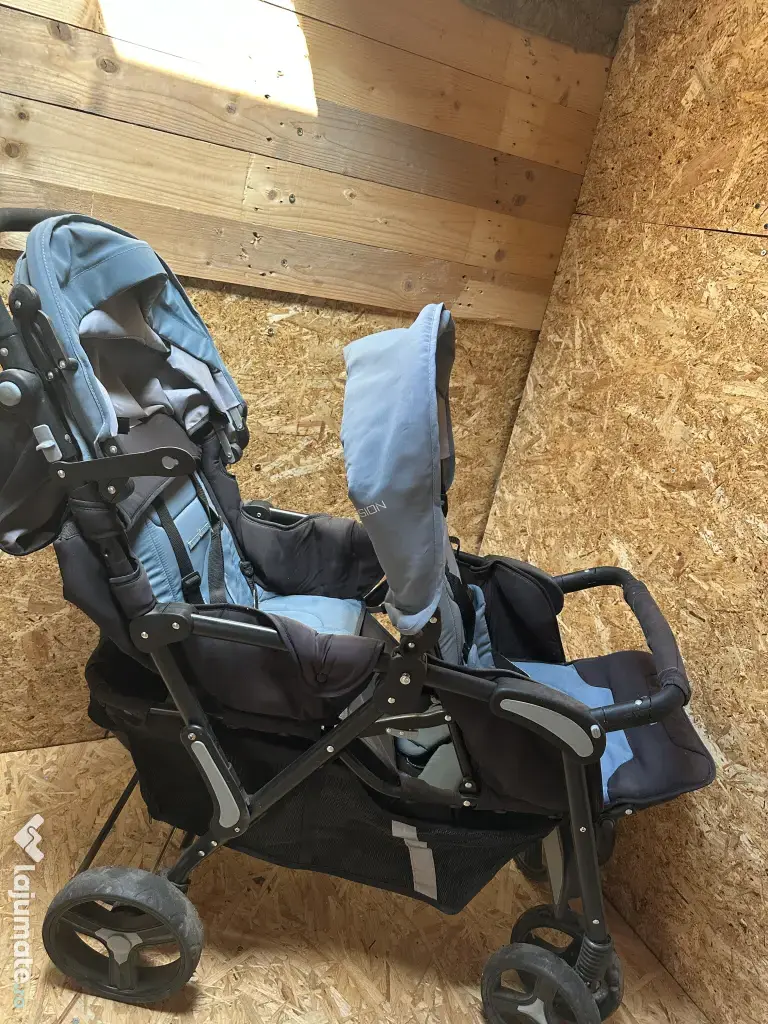 Carut dublu , foarte putin utilizat . Este in stare foarte buna . 