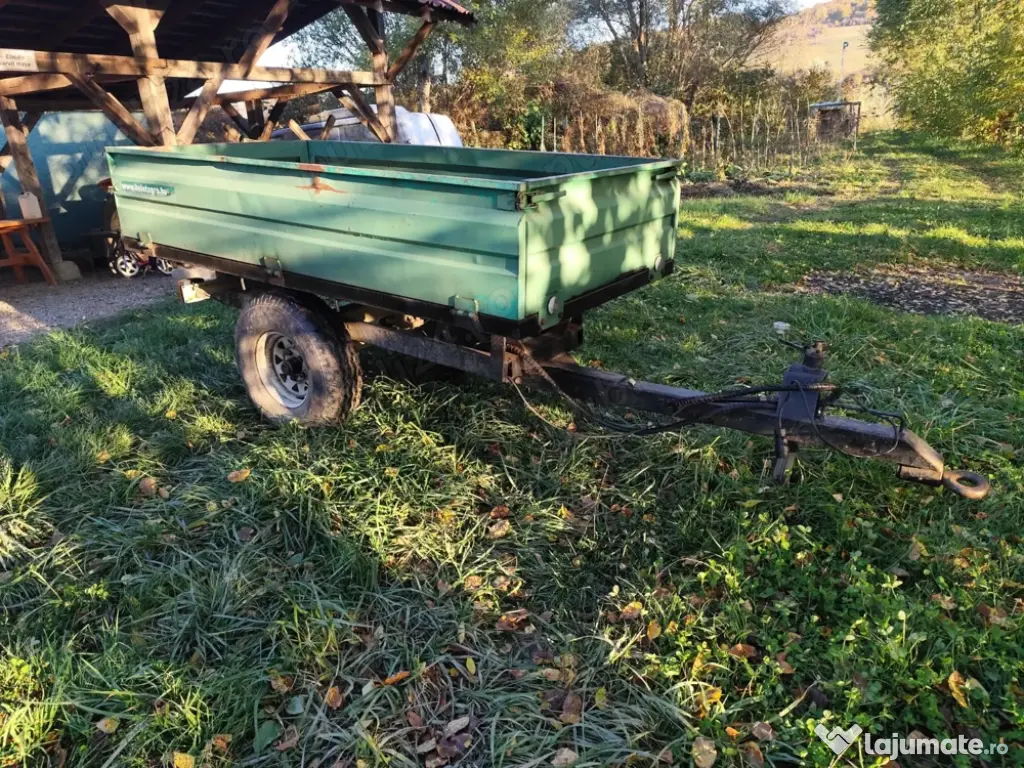 Remorca basculantă pentru tractoraș japonez 