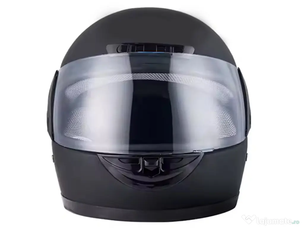 Casca moto/scuter Full face unisex, cu viziera,marime universala 58-62cm, neagra 