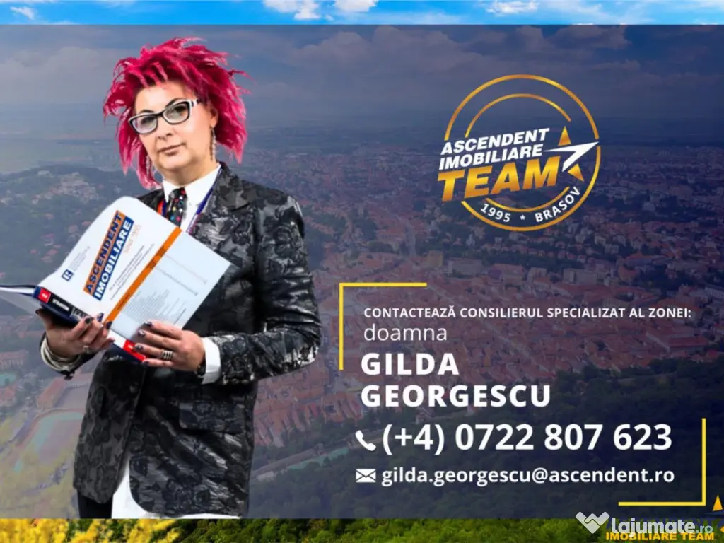 Rezidenta mobilata si echipata, cu lumina naturala, verdeata 