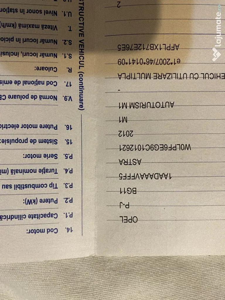 OPEL Astra J 1.7 cdti 2012 