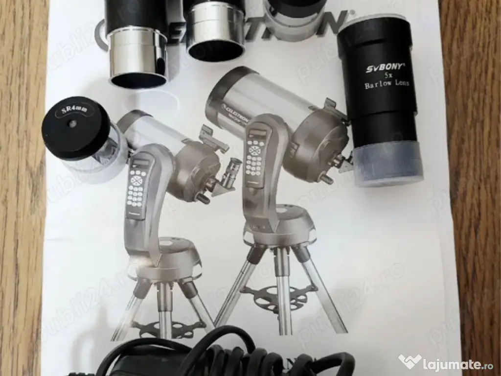 Celestron C8 StarBright XLT + montură GoTo + cameră 