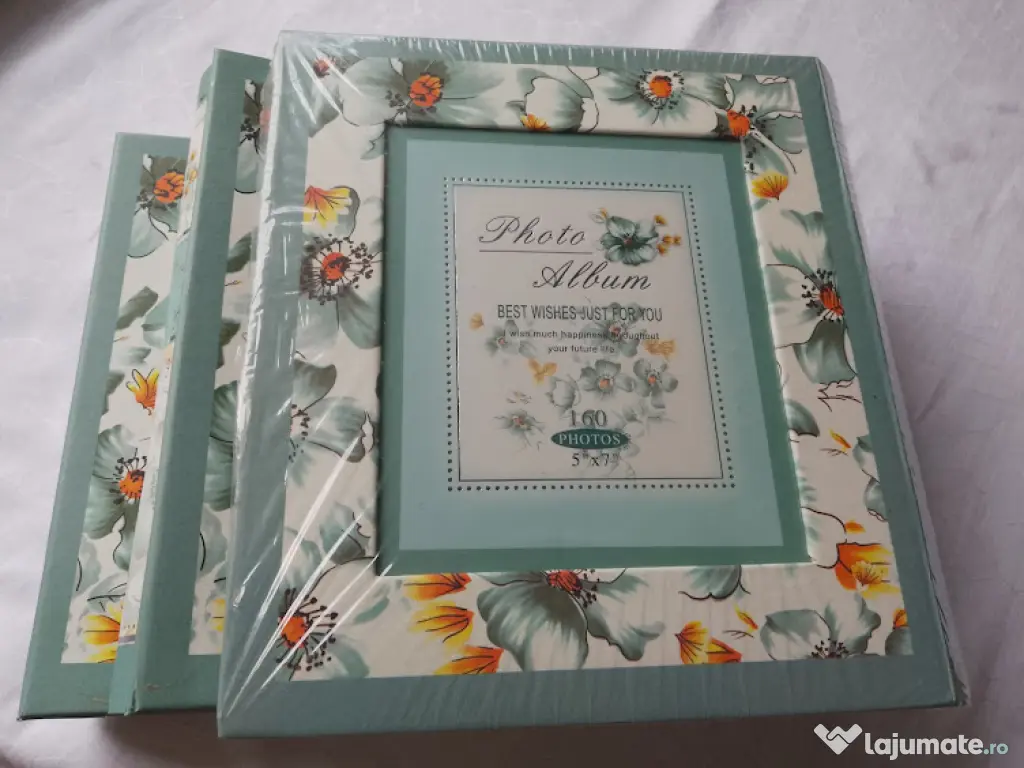Set 2 Albume Foto în Cutie Cadou – Format 13×18 cm (160 poze)