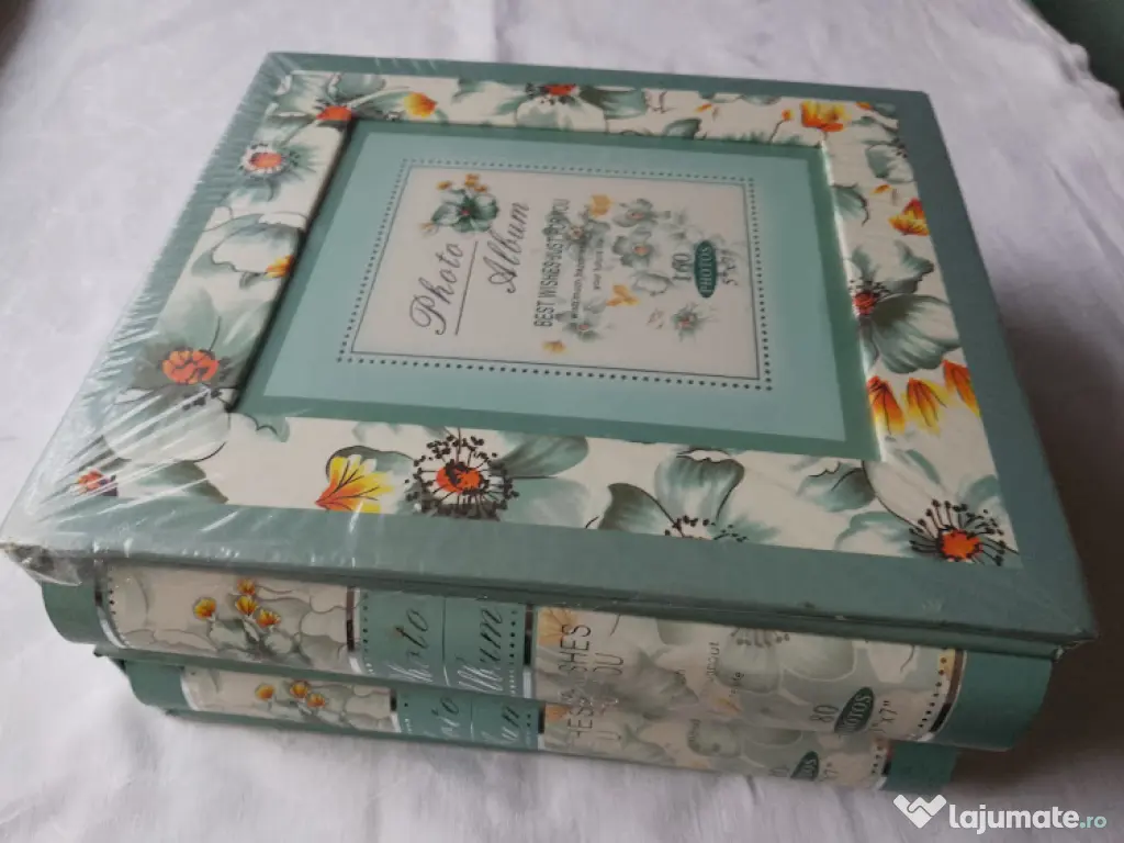 Set 2 Albume Foto în Cutie Cadou – Format 13×18 cm (160 poze)