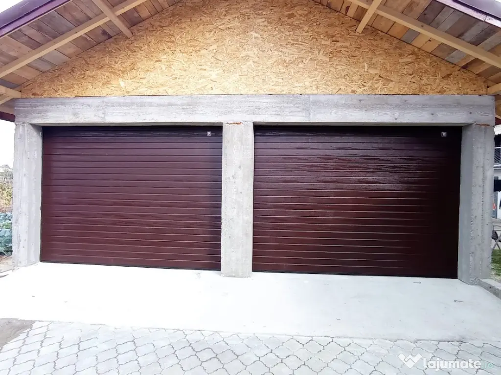 Ușă de garaj secțională automată(motor nemtesc) – 3000 × 2000 mm-montaj inclus! 