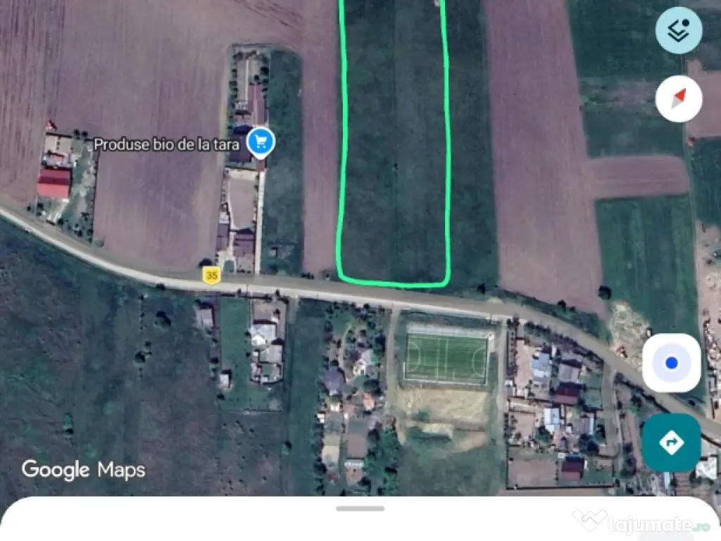 Teren 5400 mp front stradal 33 m