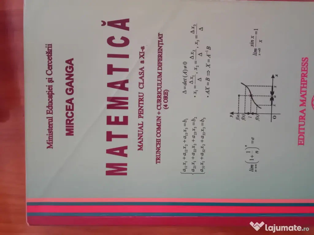 Manuale de matematică, 9,10,11,12. M1 micea gand 