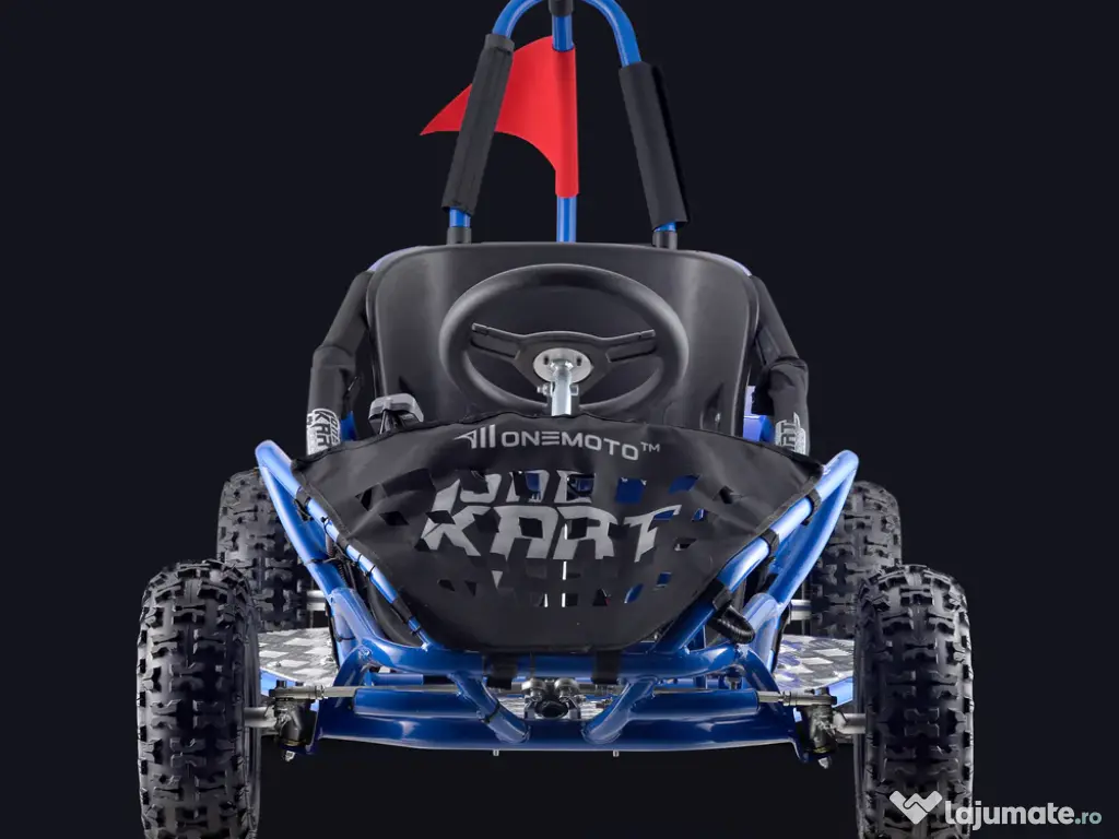 Kart electric pentru copii Kinder ecoGokart 1000W, baterie 48V Blue 