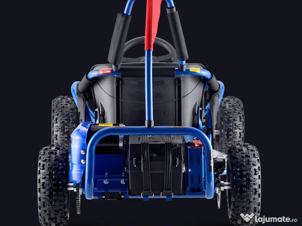 Kart electric pentru copii Kinder ecoGokart 1000W, baterie 48V Blue 