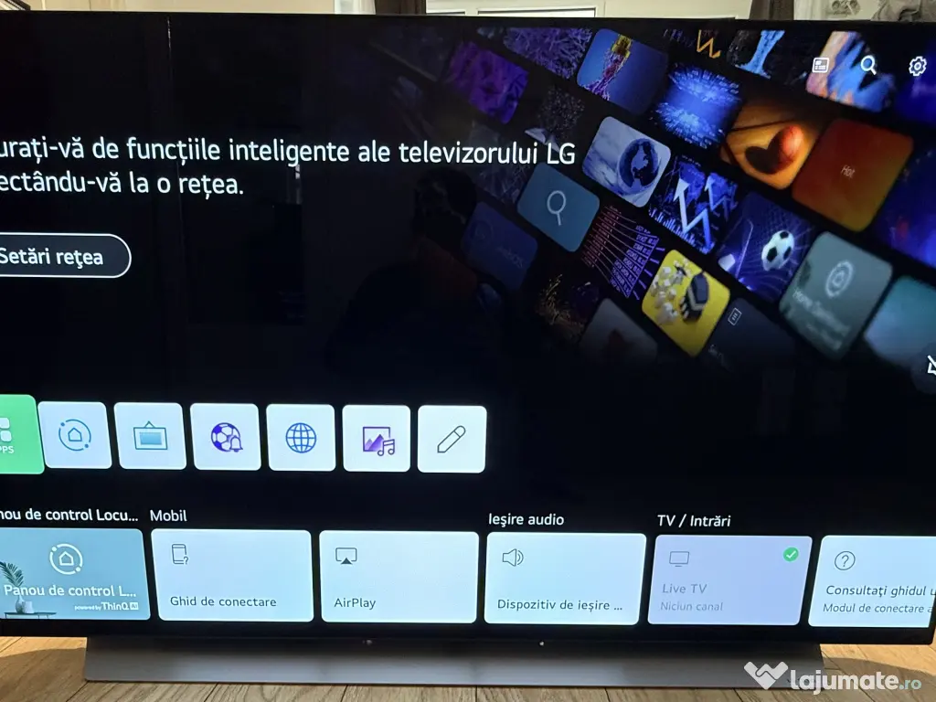 TV LG Oled C1, 55 inch, 139 cm, Smart, 4K, 120Hz, stare foarte buna