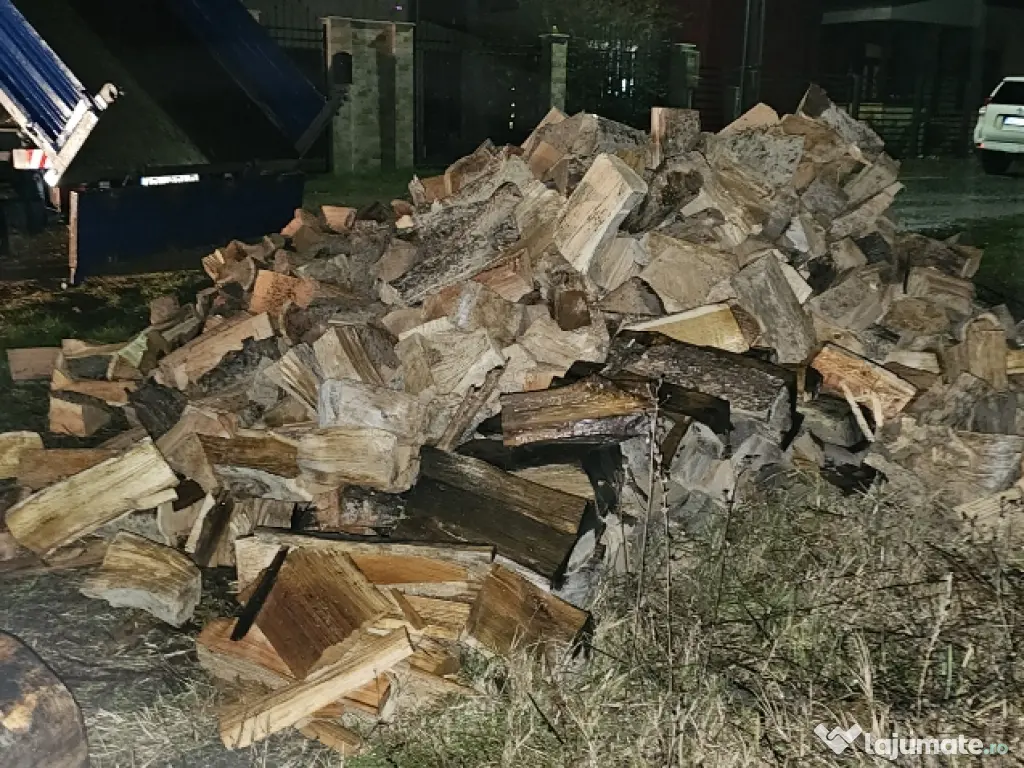 Lemne de foc tăiate și crăpate