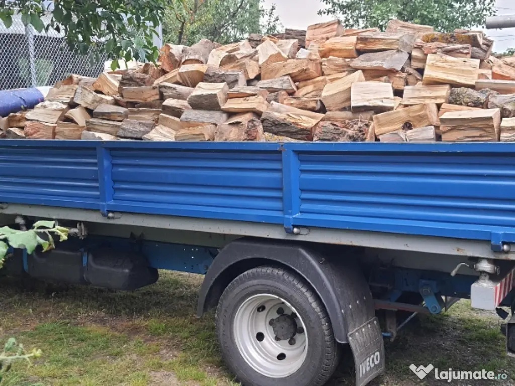 Lemne de foc tăiate și crăpate