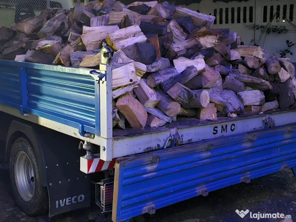 Lemne de foc tăiate și crăpate