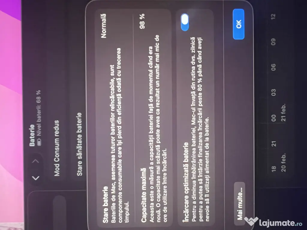 APPLE MACBOOK M1 2020 Air 13- garantie pana in martie 2026 