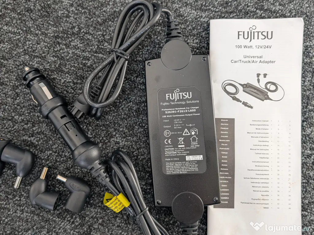Incarcator auto laptop Fujitsu (Asus) 100W S26391-F2613-L600