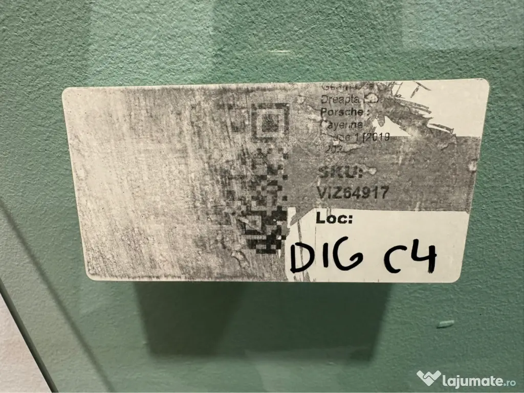 Geam usa dreapta fata Porsche Cayenne 2019 