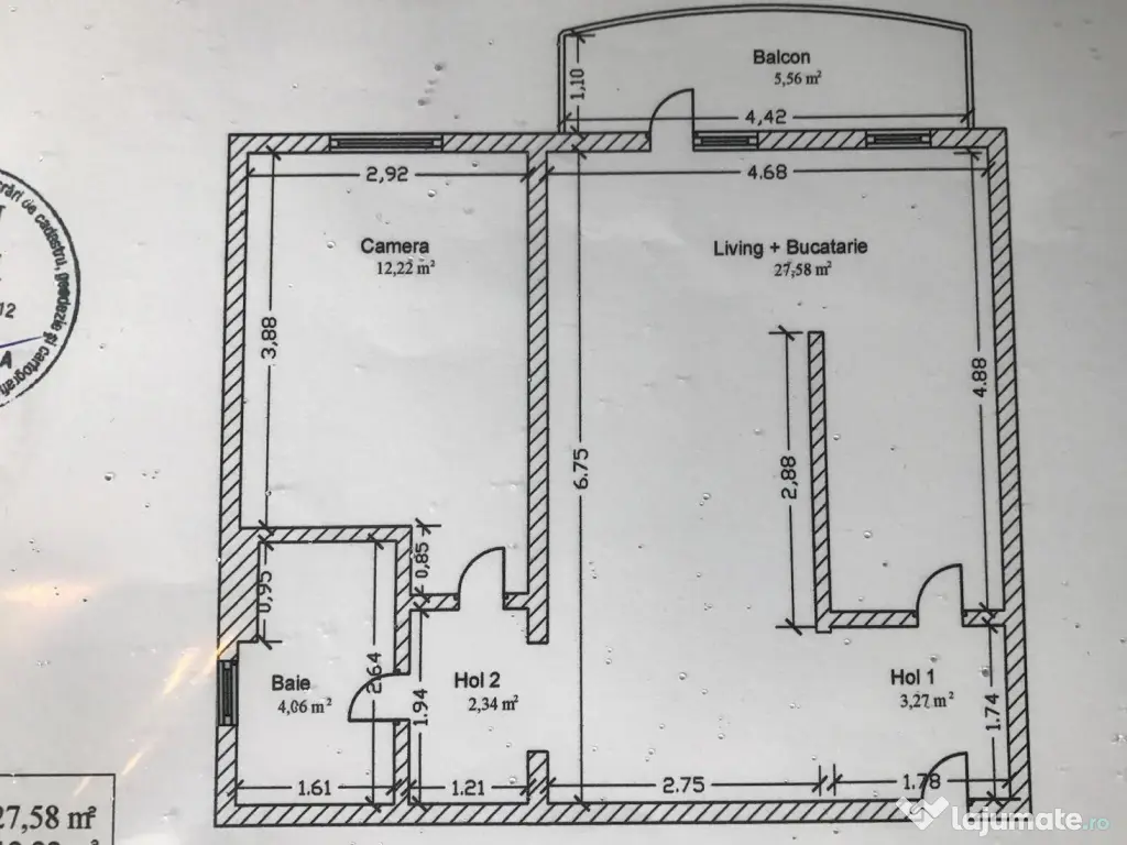 Proprietar vand apartament cu 2 camere + 1 loc de parcare 