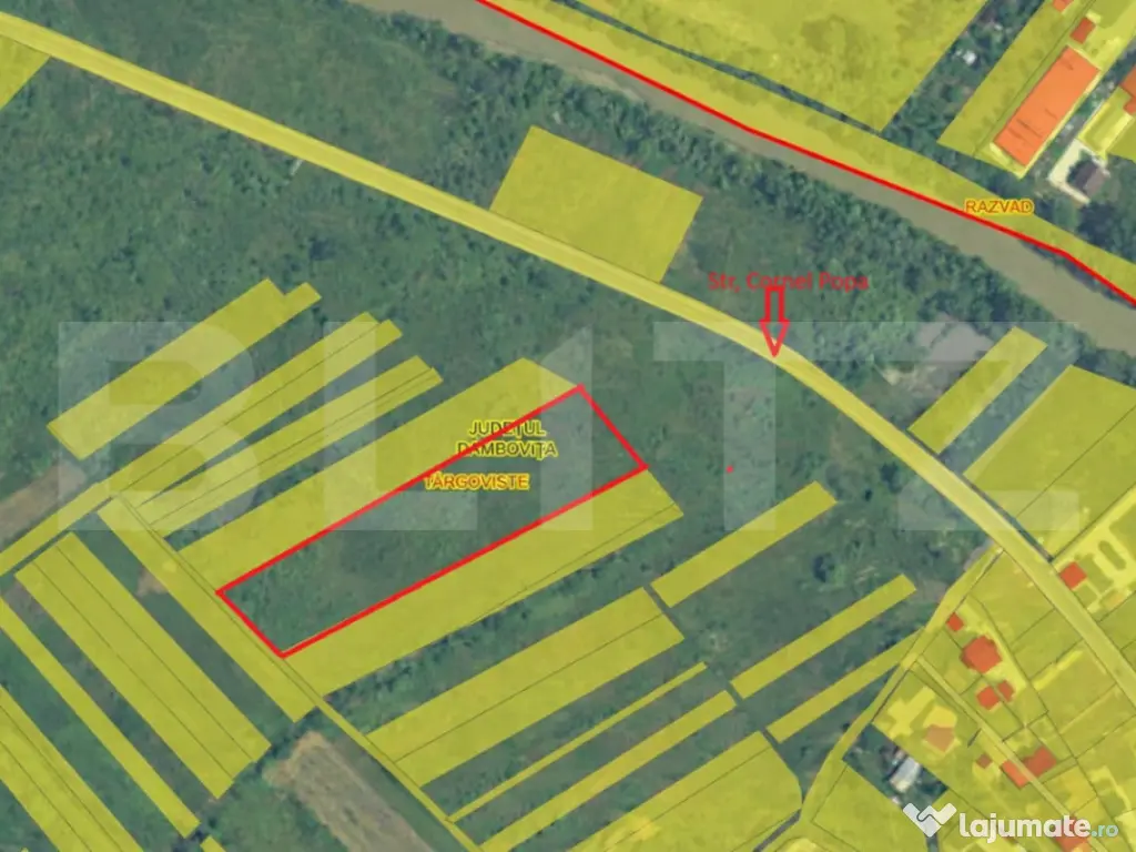 Teren intravilan, 3000 mp, zona Nord-Est