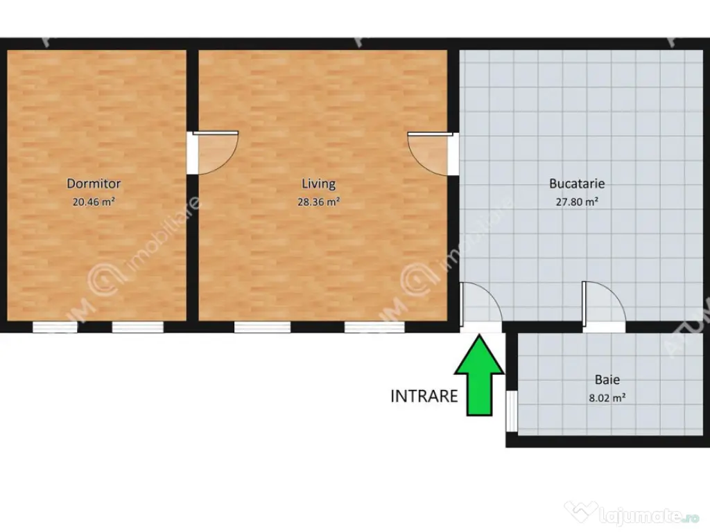 Apartament la casa cu 3 camere in zona Piata Cluj din Sibiu 