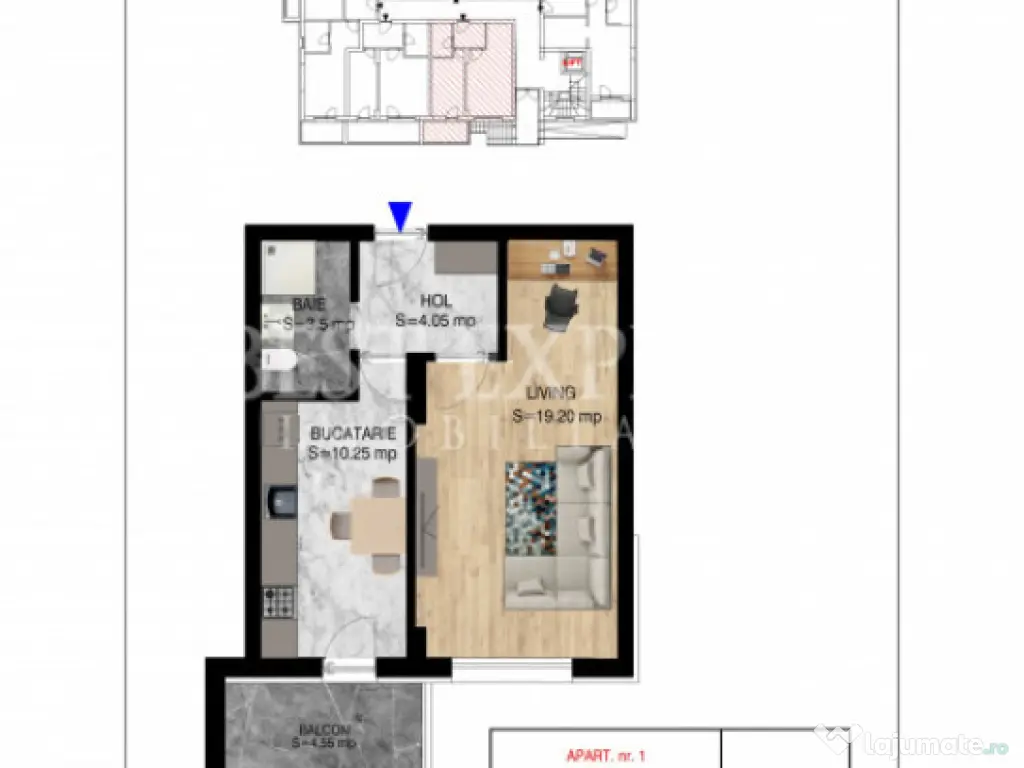 Garsoniera Decomandata Spatioasa 
