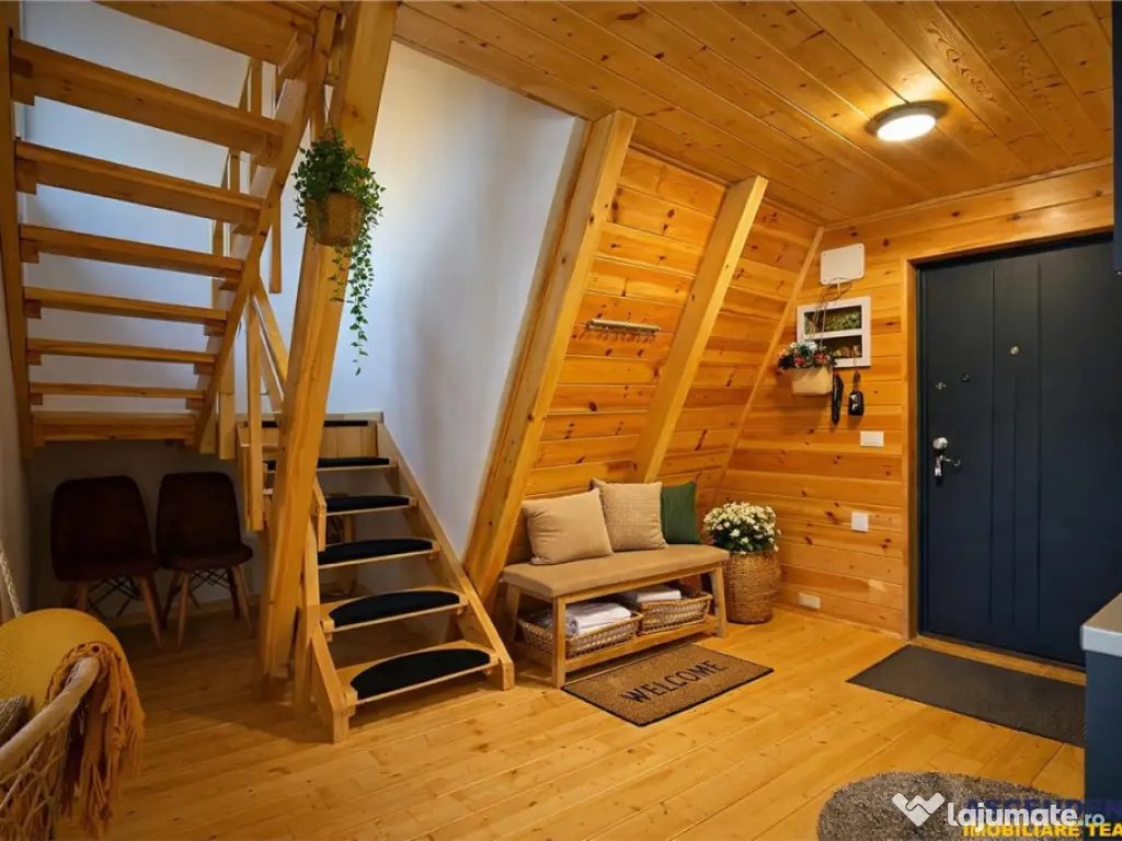 3 rezidente elegante, tip A frame, constructie 2025, Moieciu 