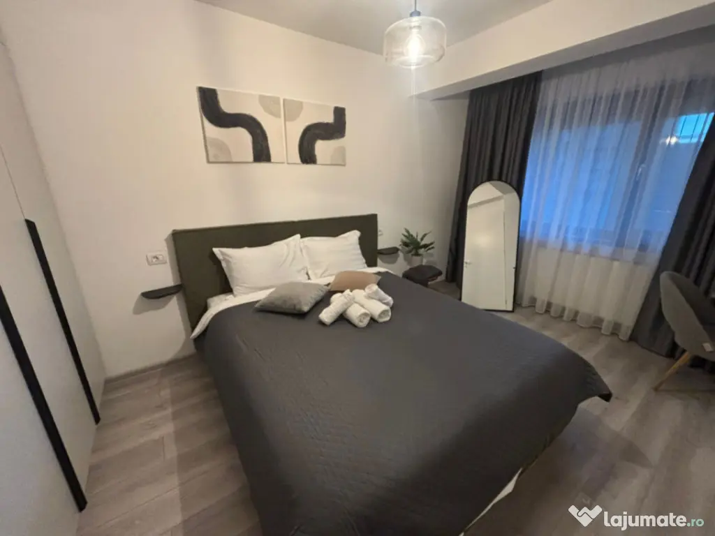 Studio mobilat, utilat calitate PREMIUM cu Balcon și Parcar 