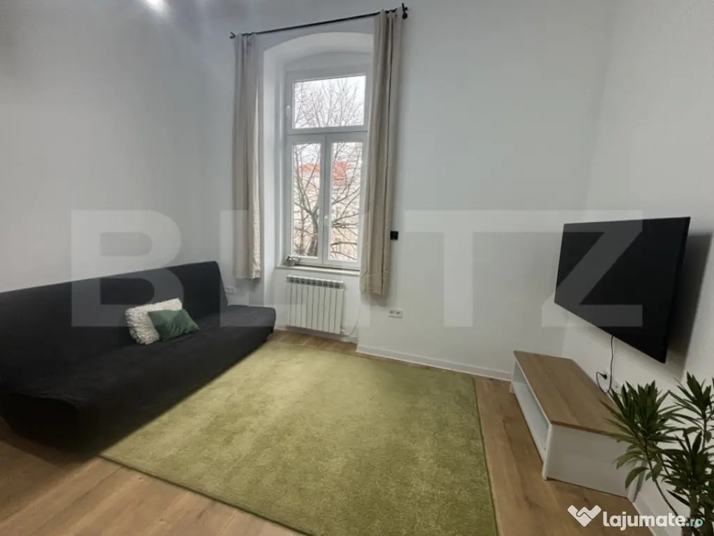 Garsonieră ultracentrala de inchiriat 32 mp 