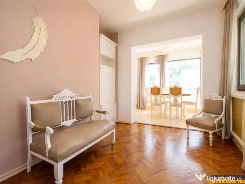 Apartament in vila cu amprenta istorica,180mp,gradina,pod,Ce