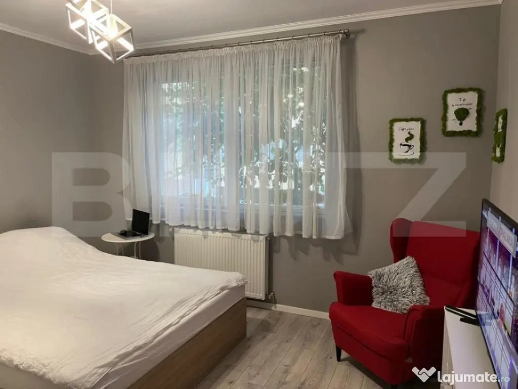 Apartament modern cu 2 camere, complet mobilat, 48mp, parcar 