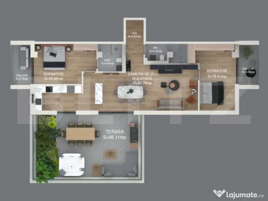 Penthouse Exclusivist | Terasă 46 mp | Zona de Nord 