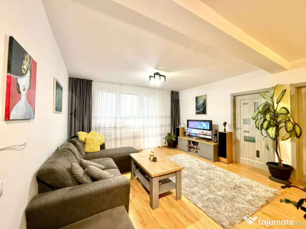 Apartament 3 camere, 60 mp, zona Terra 