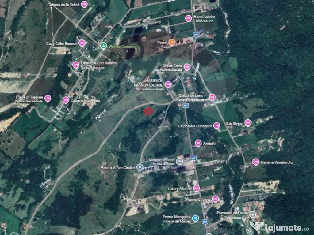 Teren extravilan Rasnov , Glajerie-Str Poiana velicanului...