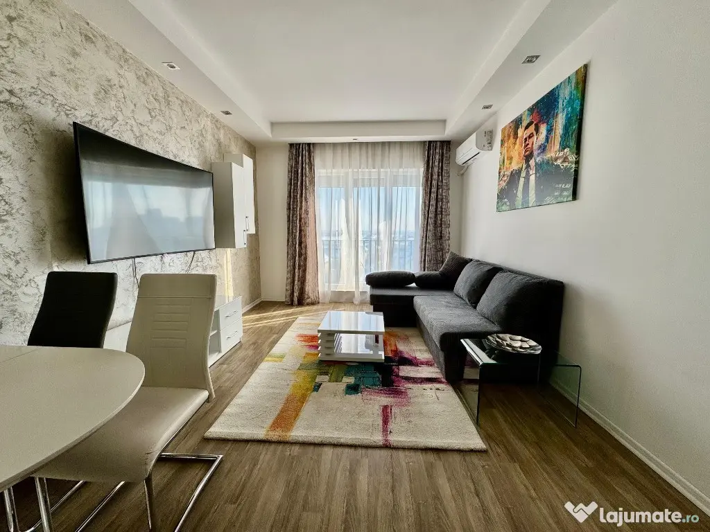 COSMOPOLIS - Apartament 3 camere, mobilat si utilat, vedere piscina 