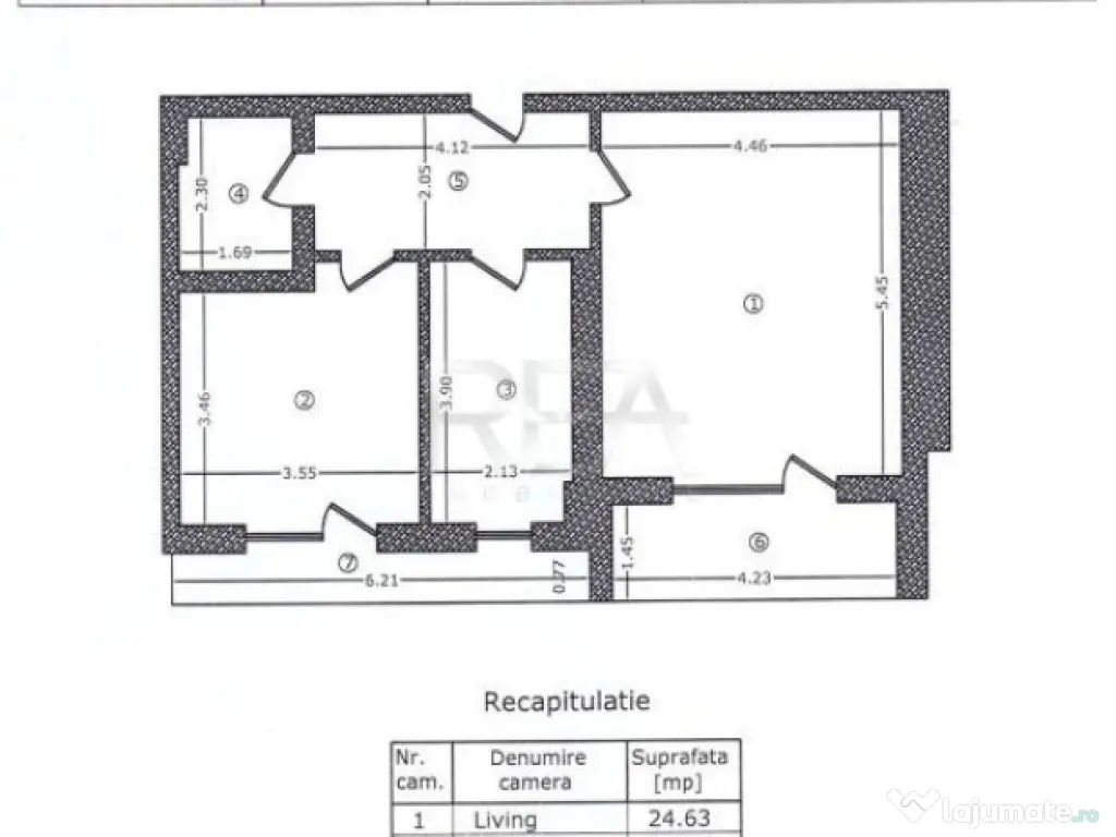 2 Camere 70m.p. + Parcare | Et.1/6 | Zona Sisesti 