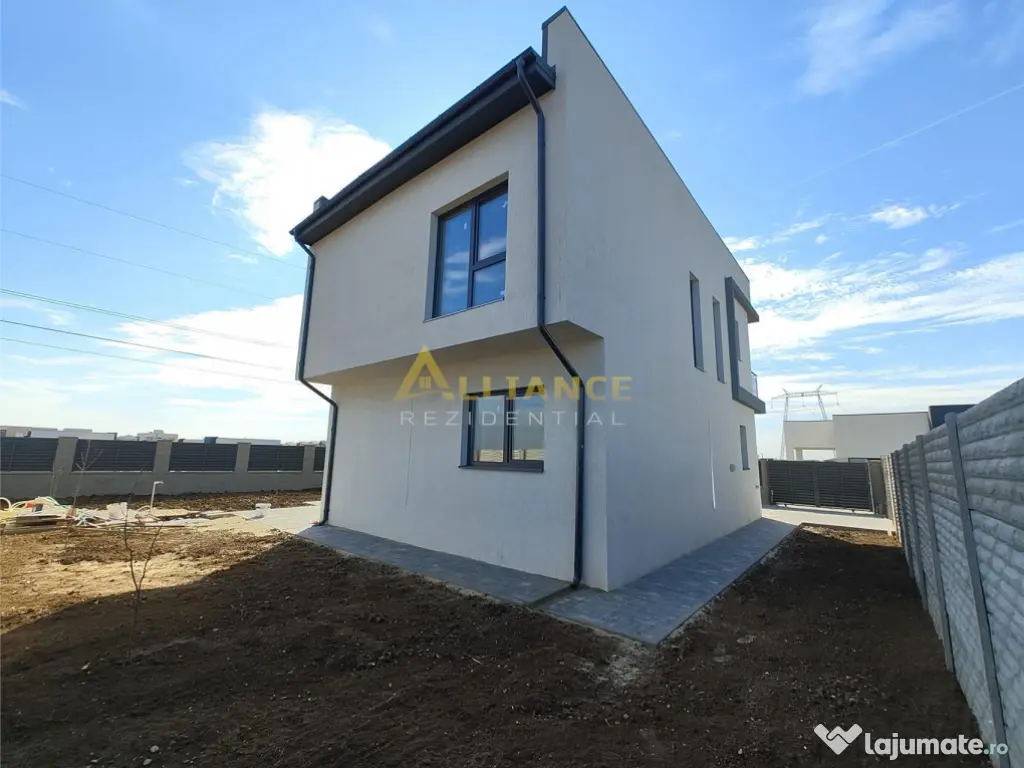 Casa moderna - P 1E,- 3 dormitoare - 115 mp utili - teren 36 