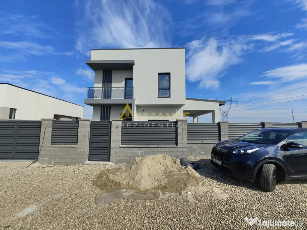 Casa moderna - P 1E,- 3 dormitoare - 115 mp utili - teren 36 