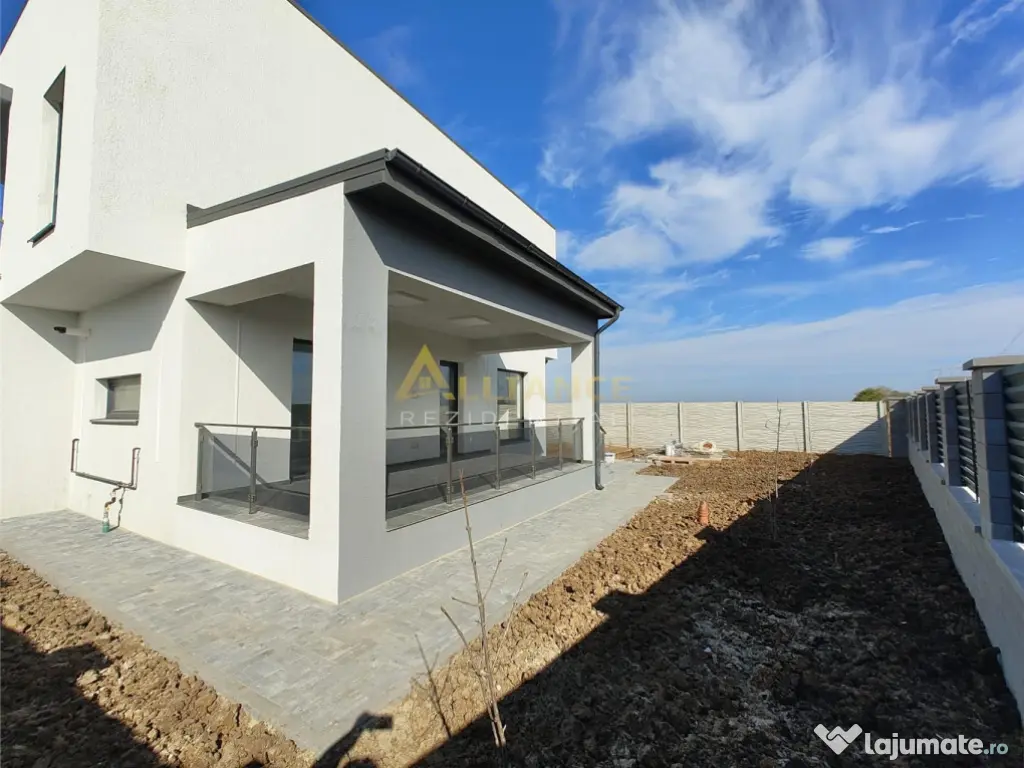 Casa moderna - P 1E,- 3 dormitoare - 115 mp utili - teren 36 