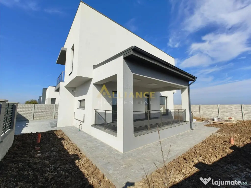 Casa moderna - P 1E,- 3 dormitoare - 115 mp utili - teren 36 