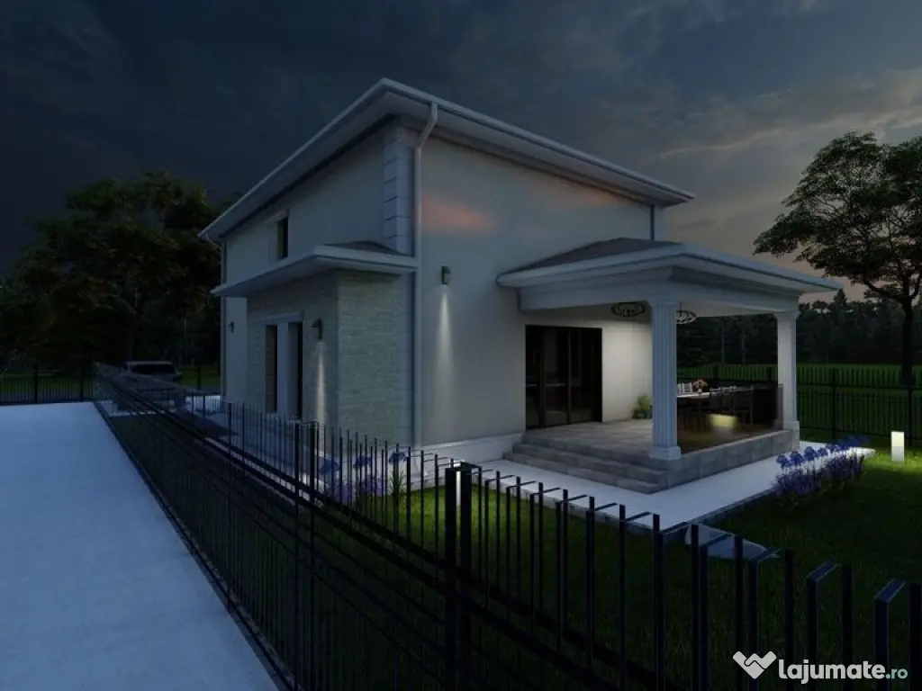 Casa P+1 - 228 mp + teren 668 mp - Mogoșoaia 