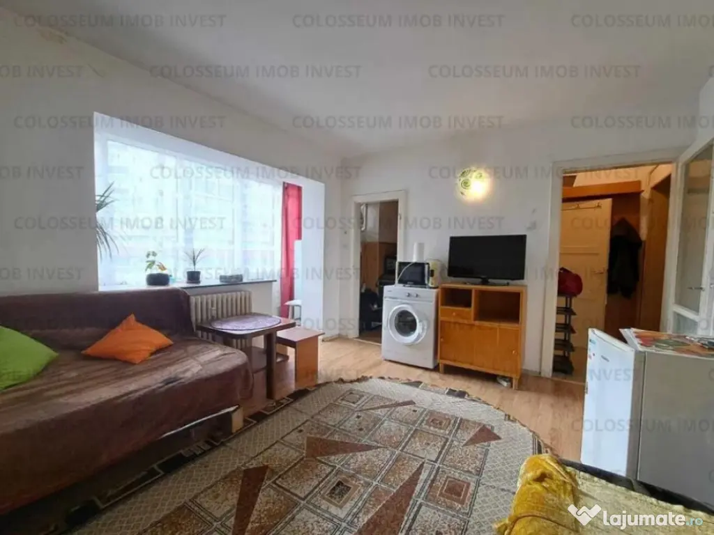 Garsoniera in bloc de apartamente, etaj 2/4, mobilata, zona Judetean! 