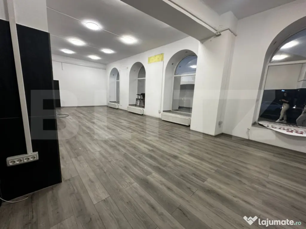 Spațiu comercial 130mp, vad intens, locație centrală 