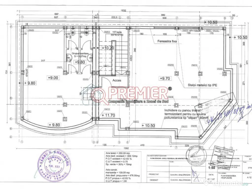 BRANCOVEANU - Budimex - 2 Cladiri 1000 mp 