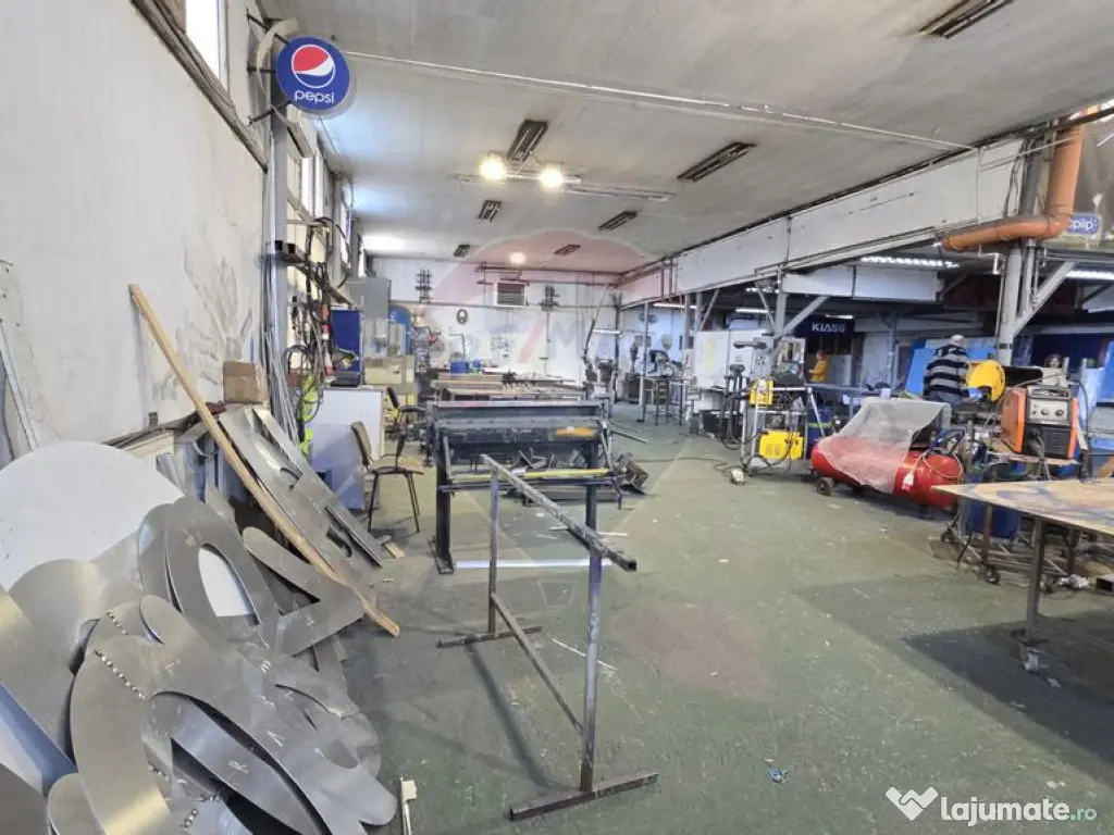 De vanzare Hală producție 1.100 mp + birouri 356 mp + t... 